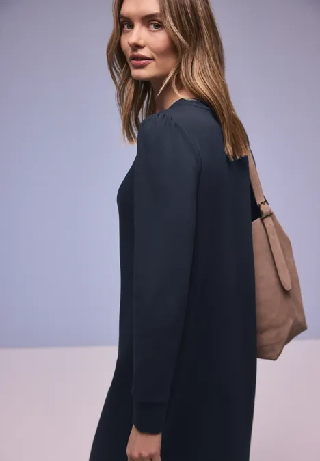 Robe en couleur unie shadowed navy