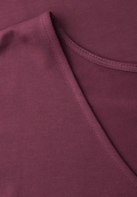 Knielanges Kleid aus Jersey dark clouded blush