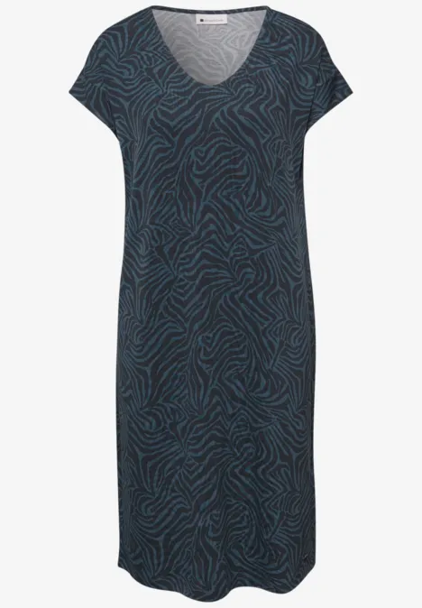 Gemustertes Kleid cool vintage green