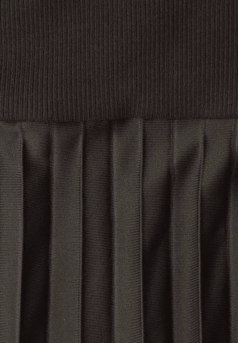 Midi-jurk espresso brown