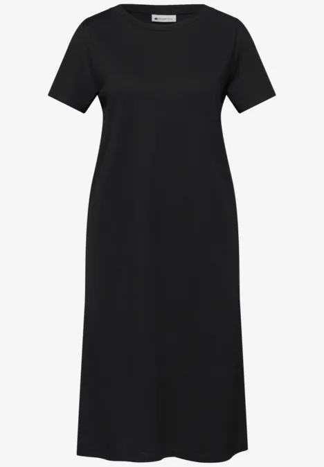 Robe au genou avec manches bouffantes Black Robe au genou avec manches bouffantes Black