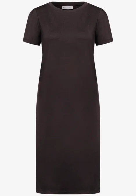 Robe au genou avec manches bouffantes espresso brown Robe au genou avec manches bouffantes espresso brown