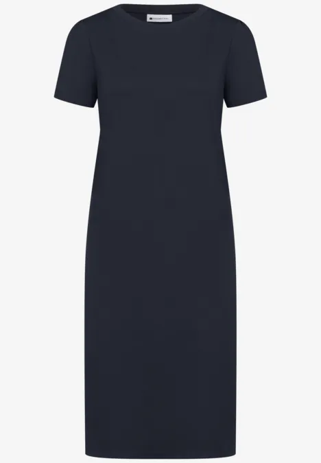 Robe au genou avec manches bouffantes shadowed navy Robe au genou avec manches bouffantes shadowed navy