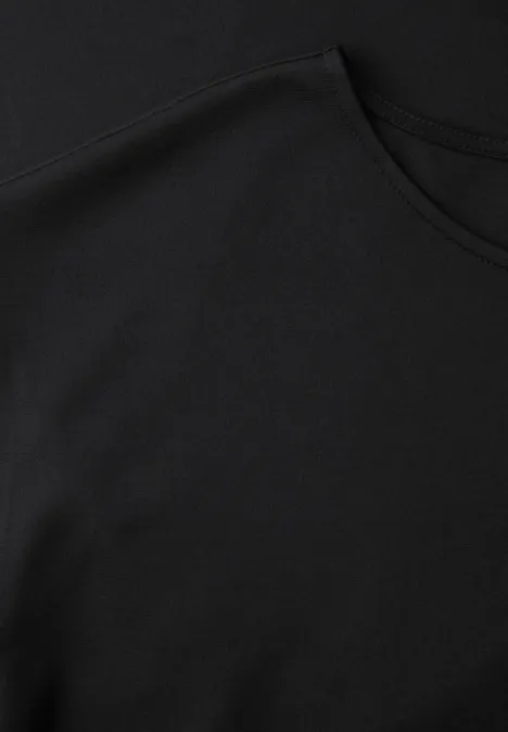 Robe longueur genou en jersey Black