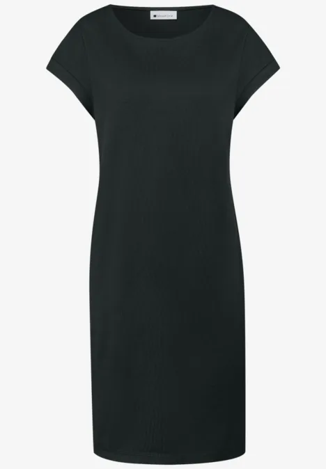 Robe longueur genou en jersey deep bound green