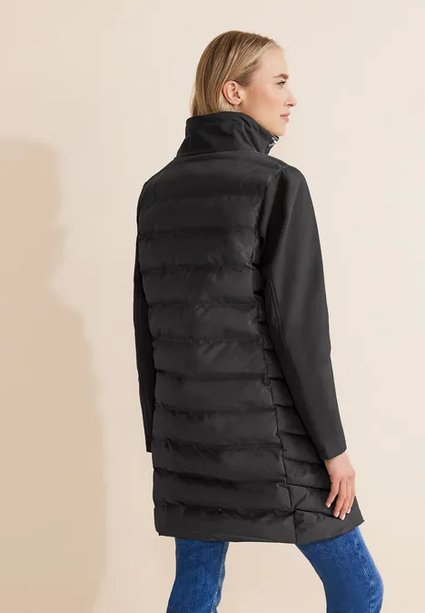 Softshell Mantel Black