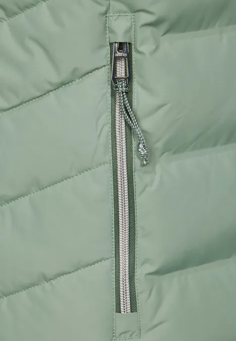 Softshell Mantel dune green