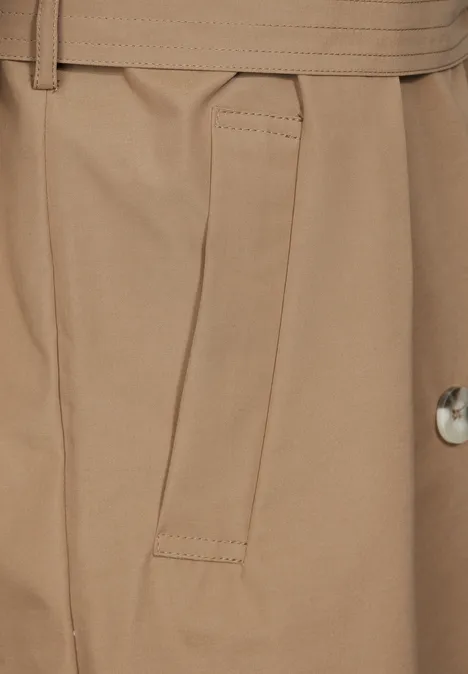 Moderner Trenchcoat dark nutty mocca
