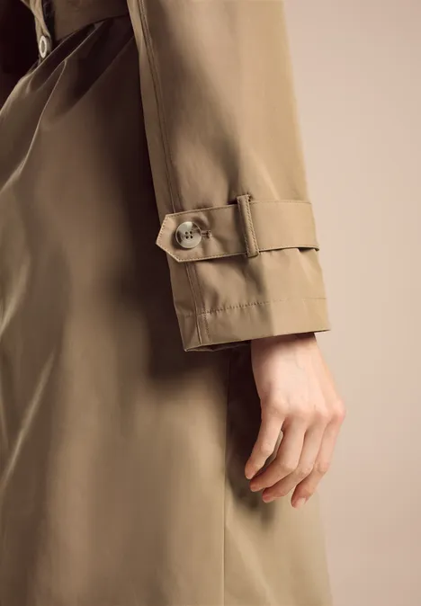 Moderner Trenchcoat dark nutty mocca