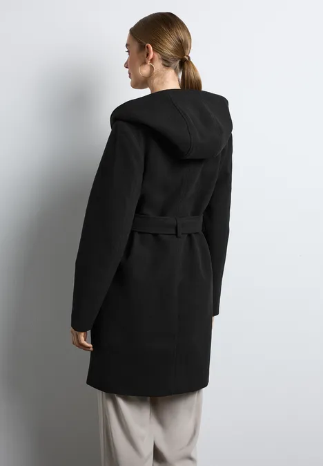 Jacke mit Kapuze Black