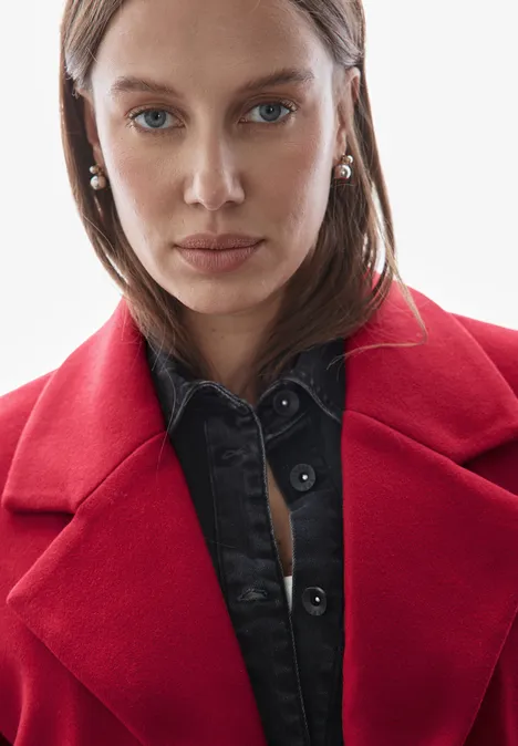 Caban Jacke carpet red