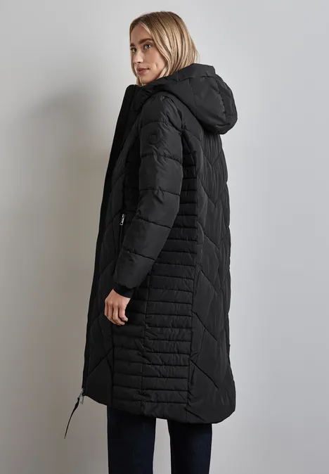 Lange Jacke Black