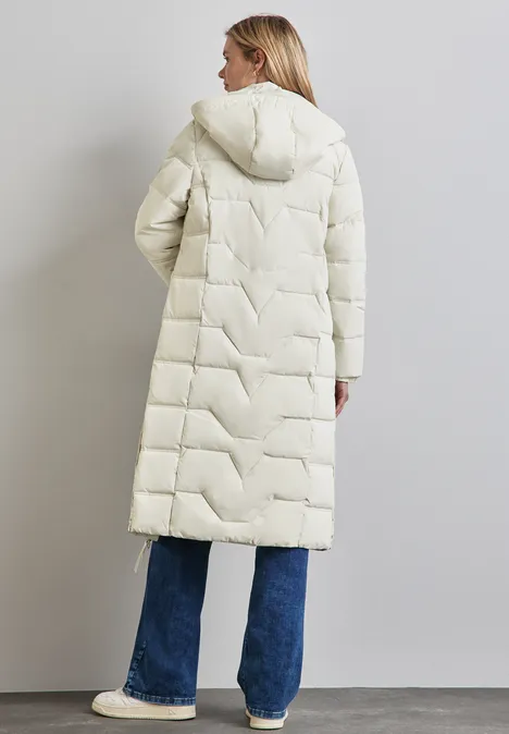 Gefütterte Jacke frosty grey