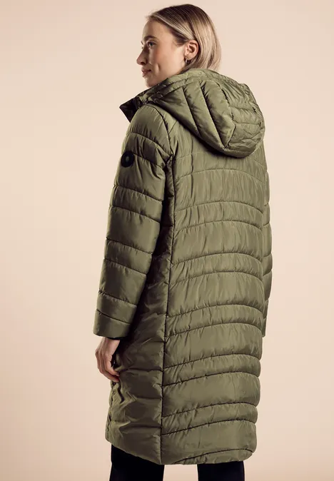 Manteau matelassé winter moss green