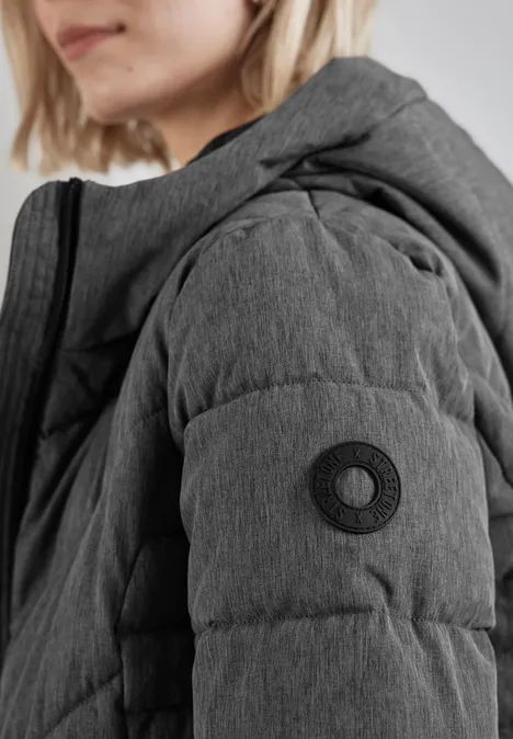 Steppjacke frost grey melange