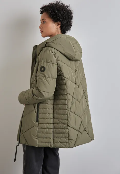 Steppjacke winter moss green