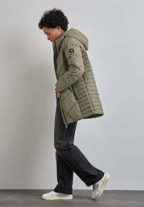 Steppjacke winter moss green