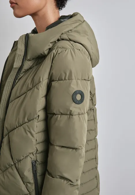 Steppjacke winter moss green
