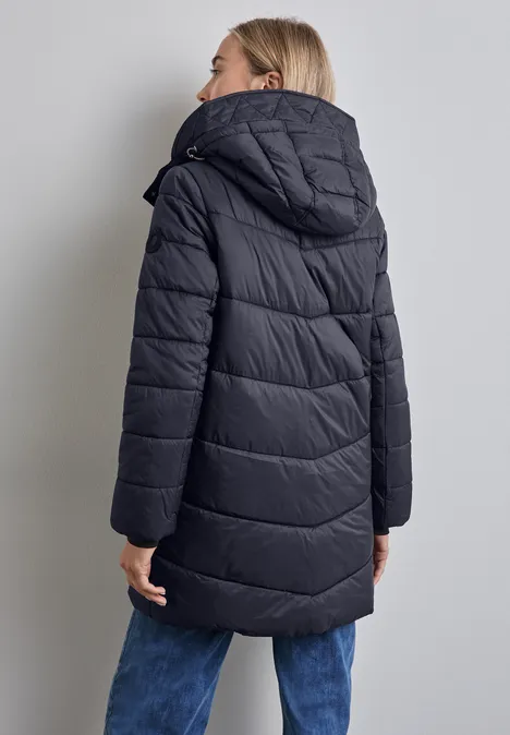 Jacke mit abnehmbarer Kapuze gravity blue