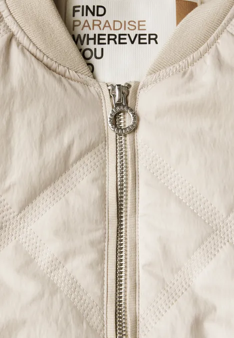 Blouson mit Steppmuster pearly sand