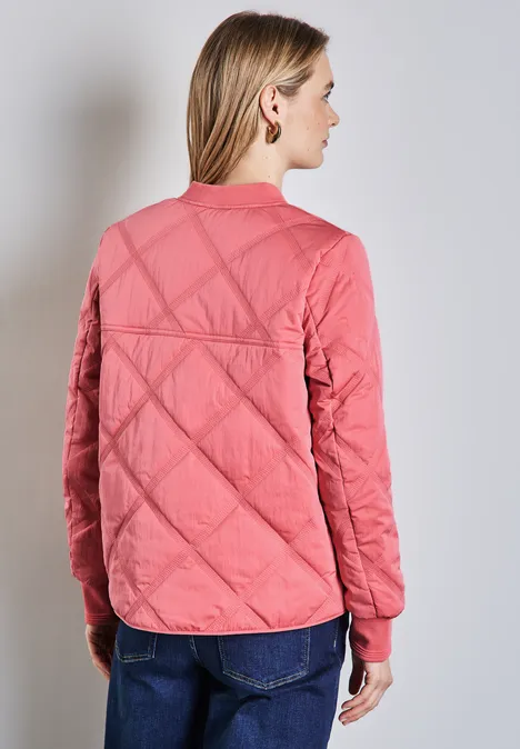 Blouson mit Steppmuster light coral pink