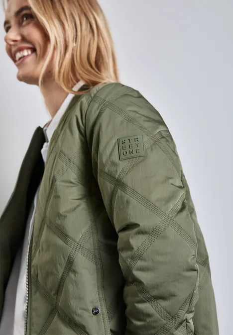 Blouson mit Steppmuster summer khaki