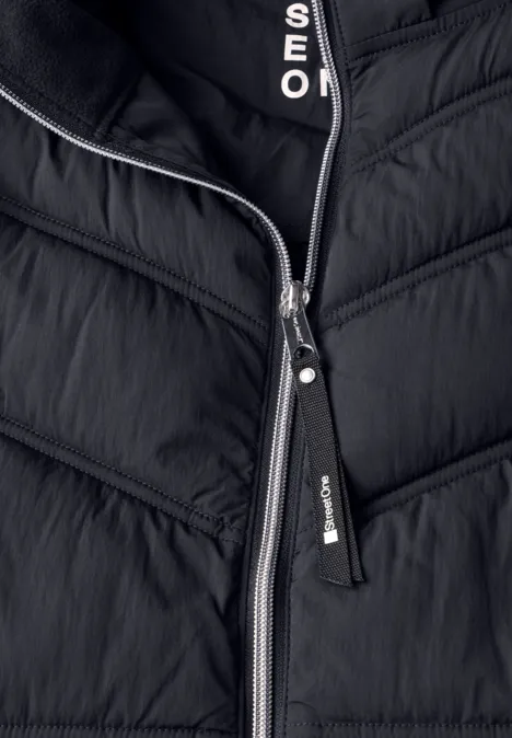 Kurze Softshelljacke gravity blue