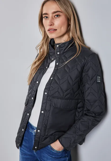 Kort gewatteerd jack gravity blue