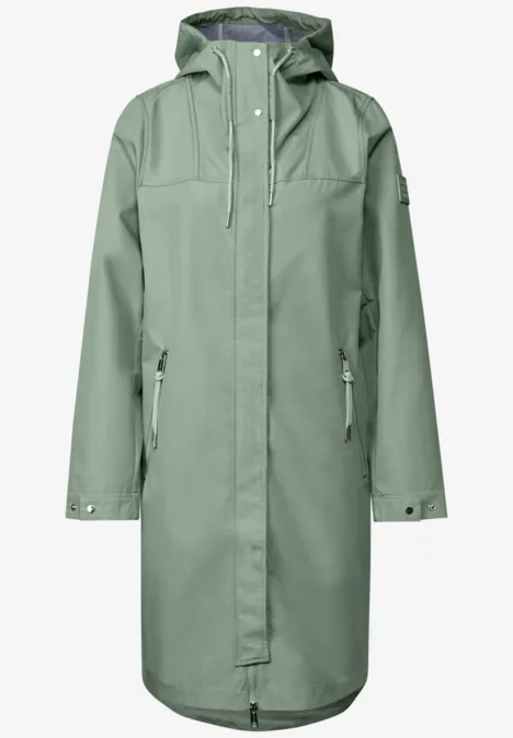Parka mit Kapuze mint green