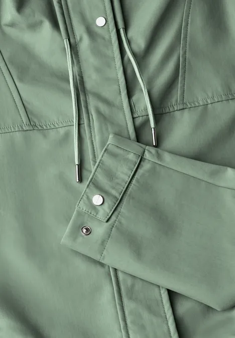 Parka mit Kapuze mint green