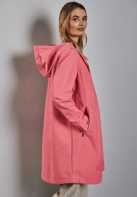 Parka mit Kapuze light coral pink