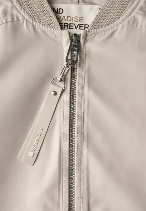 Langer Blouson pearly sand