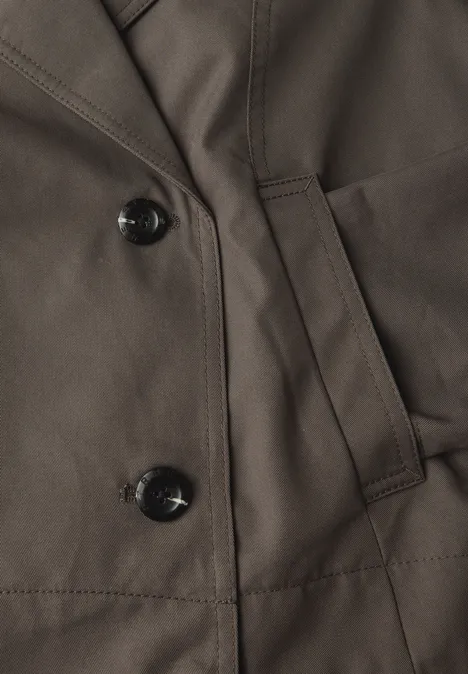 Kurzer Trenchcoat nomad brown