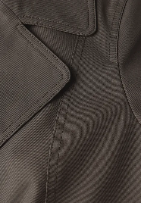 Kurzer Trenchcoat nomad brown
