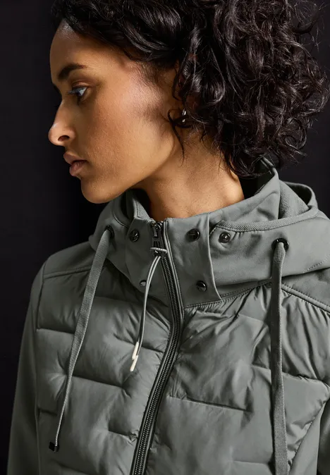 Strukturmix Softshelljacke Fresh Sage