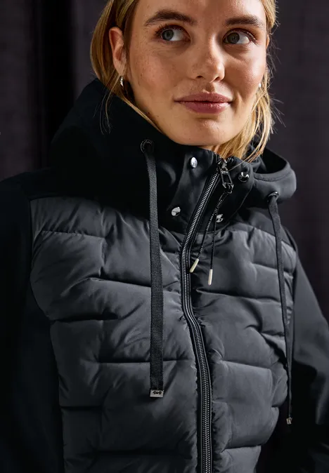 Strukturmix Softshelljacke Obsidian Blue