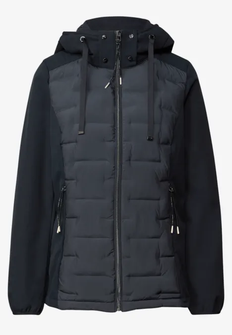 Strukturmix Softshelljacke Obsidian Blue