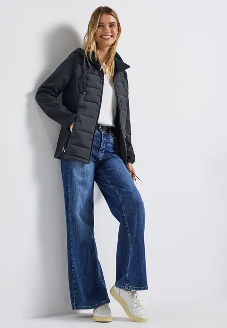 Strukturmix Softshelljacke Obsidian Blue