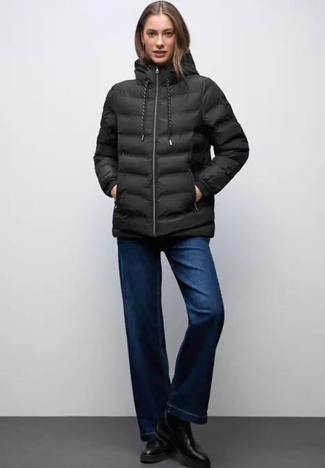 Jasje met gelijmde naden Black