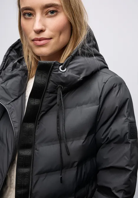 Jas met gelijmde naden Obsidian Blue