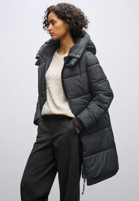 Gefütterte Layering Jacke Obsidian Blue