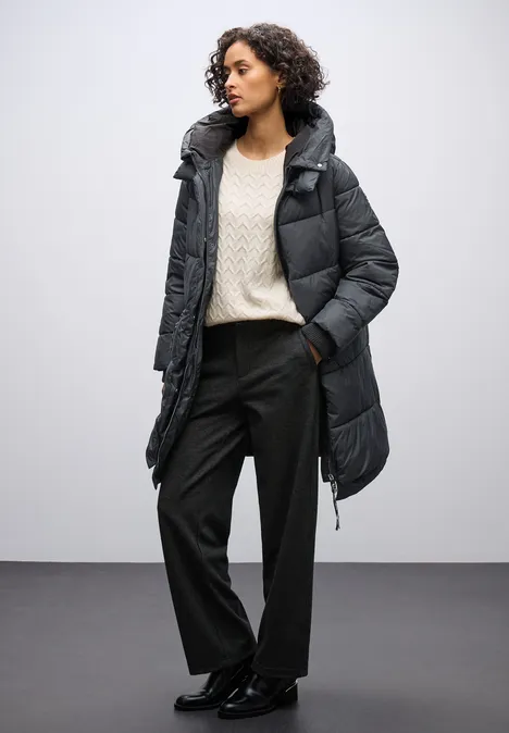 Gefütterte Layering Jacke Obsidian Blue