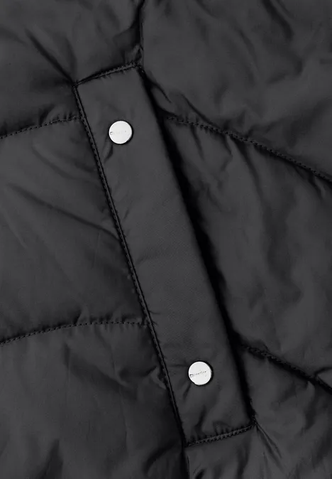 Midi Steppjacke Black