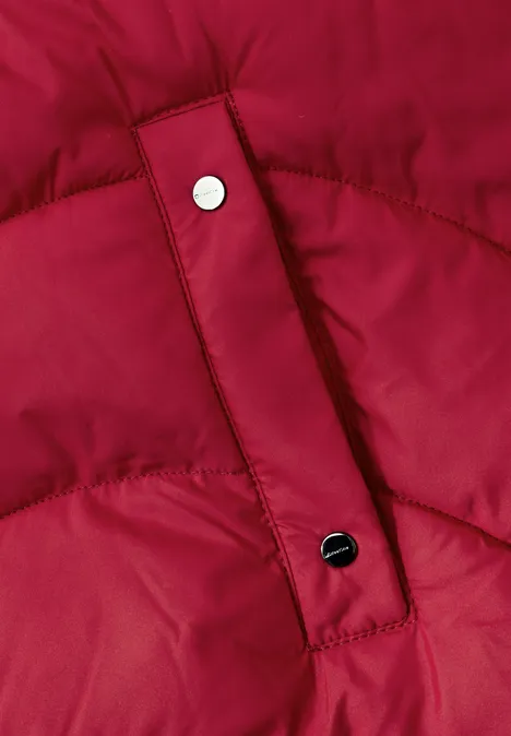 Gewatteerd midi-jack carpet red