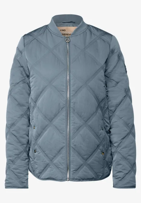 Blouson mit Steppmuster Slate Blue