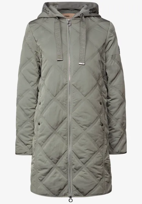 Manteau matelassé avec capuche Fresh Sage