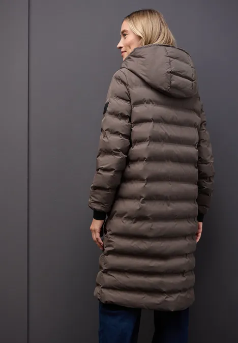 Jacke mit geklebten Nähten nomad brown