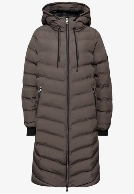 Jacke mit geklebten Nähten nomad brown