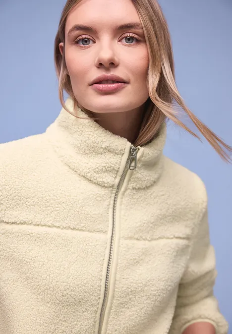 Veste douillette eggshell ecru