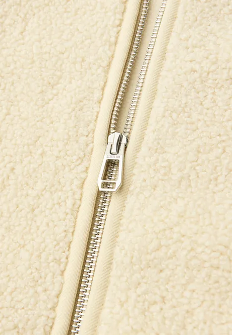 Veste douillette eggshell ecru